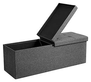 Cutie depozitare, Songmics, LSF76GYZ, Gri, 300 Kg, 110 x 38 x 38 cm