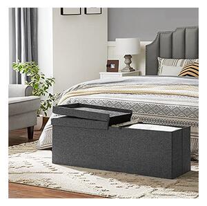 Cutie depozitare, Songmics, LSF76GYZ, Gri, 300 Kg, 110 x 38 x 38 cm