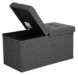 Cutie depozitare, Songmics, 80L, 300 Kg, LSF46GYZ, 76 x 38 x 38 cm