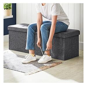Cutie depozitare, Songmics, LSF76GYZ, Gri, 300 Kg, 110 x 38 x 38 cm