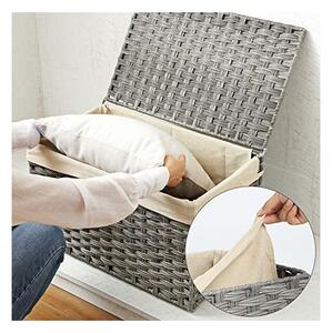 Cutie de depozitare, Songmics, RST56WG, 65 L, 55.5 x 34 x 34 cm