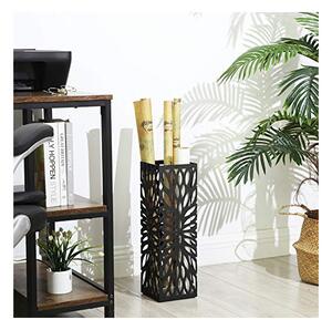 Suport pentru umbrele, Songmics, Negru, 15.5 x 15.5 x 49 cm, LUC48B