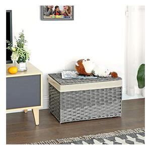 Cutie de depozitare, Songmics, RST56WG, 65 L, 55.5 x 34 x 34 cm