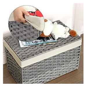 Cutie de depozitare, Songmics, RST56WG, 65 L, 55.5 x 34 x 34 cm