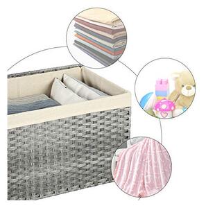 Cutie de depozitare, Songmics, RST56WG, 65 L, 55.5 x 34 x 34 cm