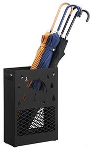 Suport pentru umbrele, Songmics, Negru, 28.5x12.2x41 cm