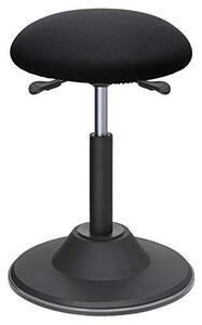 Scaun de bar, Songmics, Negru, 37x37x(50-70) cm
