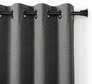 Draperie Blackout cu inele Gri 140x244 cm – Opacitate 90%