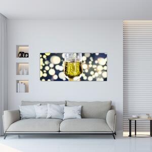 Tablou cu șampanie (120x50 cm)