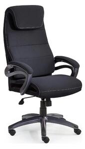 Scaun birou SIDNEY, negru, stofa, 65x70x117/125 cm