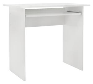 Masa birou VERNER NEW, alb, DTD laminat, 82x50x75 cm
