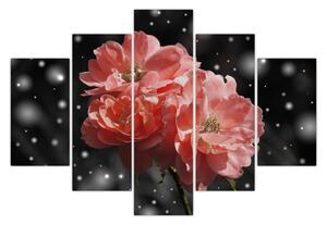 Tabloucu floare roz (150x105 cm)