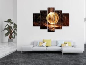 Tablou cu bilă iluminată (150x105 cm)
