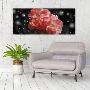 Tabloucu floare roz (120x50 cm)