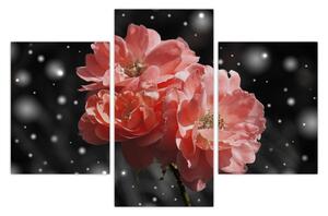 Tabloucu floare roz (90x60 cm)