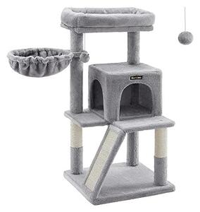 Copac pentru pisici, Feandrea, 143 cm, 48L x 48W x 96H, Gri