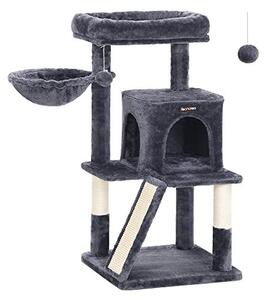Copac pentru pisici, Feandrea, PCT51W, Gri, 48 x 48 x 96 cm