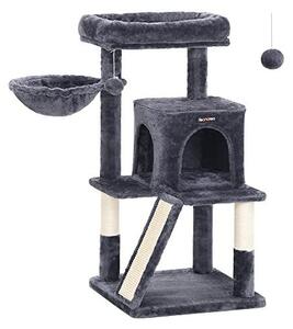 Copac pentru pisici, Feandrea, PCT51W, Gri, 48 x 48 x 96 cm