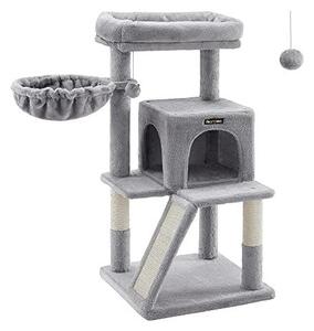 Copac pentru pisici, Feandrea, 143 cm, 48L x 48W x 96H, Gri
