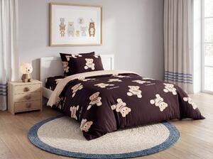 Lenjerie de pat din microfibra pentru copii CUTE BEAR colorată Dimensiune lenjerie de pat: 70 x 80 cm | 140 x 200 cm