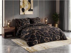 Lenjerie de pat din microfibra OBSIDIAN negru Dimensiune lenjerie de pat: 70 x 80 cm | 140 x 200 cm