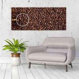 Tablou - boabe de cafea (120x50 cm)