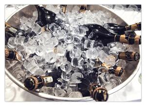 Tablou -șampanie la gheață (70x50 cm)