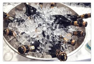 Tablou -șampanie la gheață (90x60 cm)