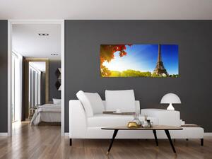Tablou - toamna la Paris (120x50 cm)