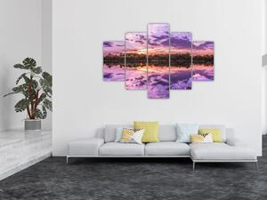 Tablou cu cerul violet (150x105 cm)