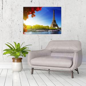 Tablou - toamna la Paris (70x50 cm)