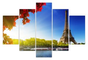 Tablou - toamna la Paris (150x105 cm)