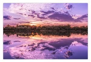 Tablou cu cerul violet (90x60 cm)