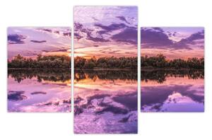 Tablou cu cerul violet (90x60 cm)