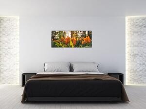 Tablou - lalele potocalii (120x50 cm)