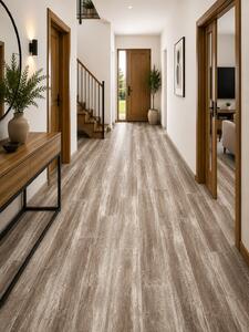 Linoleum PVC, Bern Oak 094-5, Latime 1 m, Suport Pasla