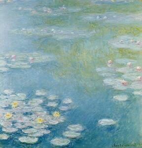 Monet, Claude - Artă imprimată Nympheas at Giverny, 1908, (40 x 40 cm)