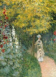 Monet, Claude - Artă imprimată Rose Garden, 1876, (30 x 40 cm)