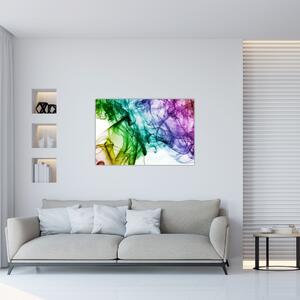 Tablou - fum colorat (90x60 cm)