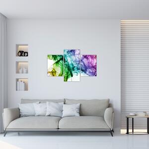 Tablou - fum colorat (90x60 cm)