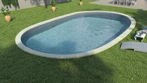 Piscina otel Ardesia Light 700x350x150 cm