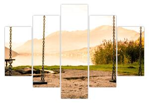 Tablou - balansoar în natură (150x105 cm)