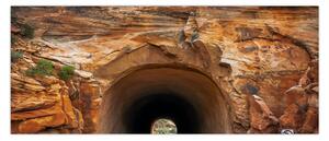 Tablou - tunel în stâncă (120x50 cm)