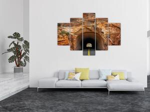 Tablou - tunel în stâncă (150x105 cm)