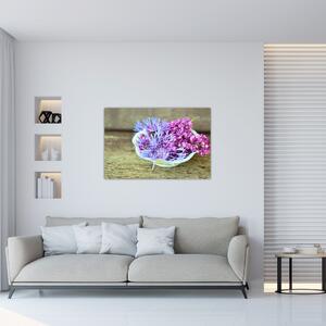 Tablou cu decorațiune din lavanda (90x60 cm)