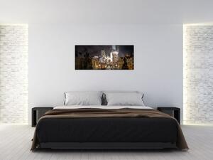Tablou cu Poarta de pulbere iluminată (120x50 cm)