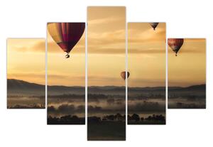 Tablou cu baloane zburând (150x105 cm)