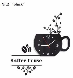 Ceas decorativ Coffee House pentru bucătărie Zrkadlová