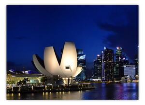 Tablou Singapore nocturn (70x50 cm)