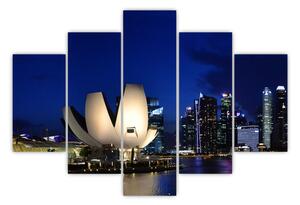 Tablou Singapore nocturn (150x105 cm)